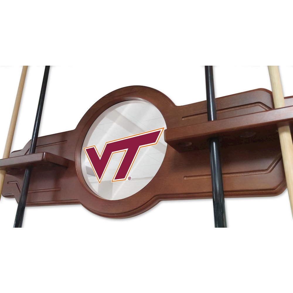 Virginia Tech Cue Rack in Navajo Finish