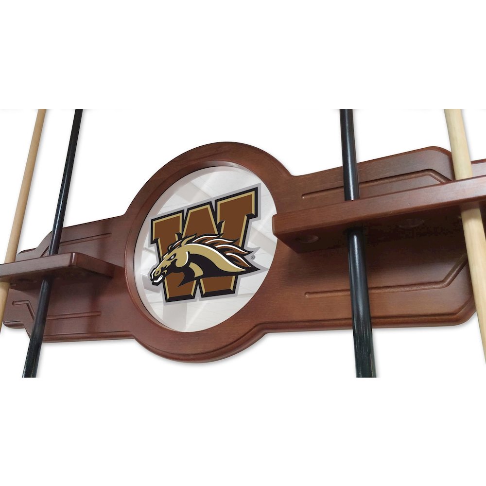 Western Michigan Cue Rack in Navajo Finish
