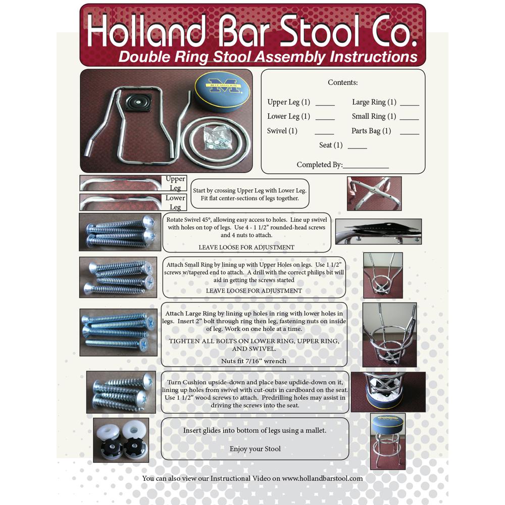 C7C3C Classic Series 30" Bar Stool with Chrome Finish, Ribbed Chrome Accent Ring, Black Vinyl Seat, and 360 swivel