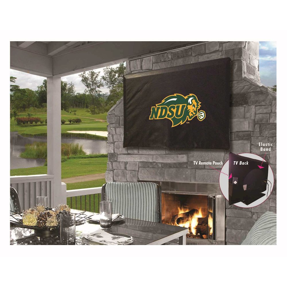 North Dakota State TV Cover (TV sizes 60"-65") by Covers by HBS