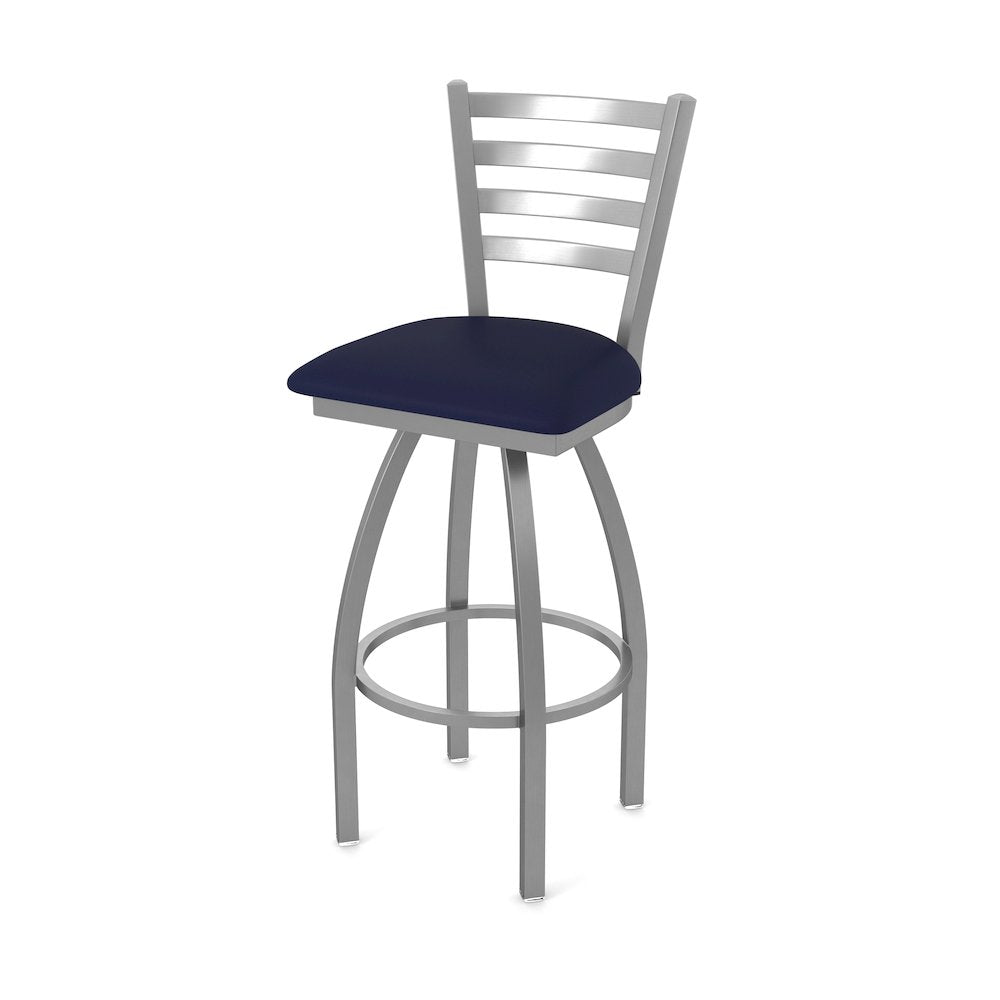 410 Jackie Stainless Steel 25" Swivel Counter Stool with Canter Twilight Seat