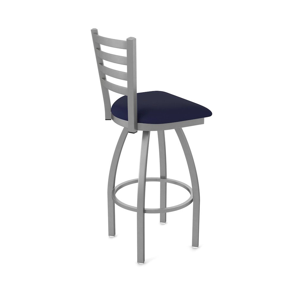 410 Jackie Stainless Steel 25" Swivel Counter Stool with Canter Twilight Seat