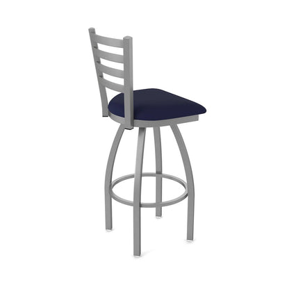 410 Jackie Stainless Steel 25" Swivel Counter Stool with Canter Twilight Seat