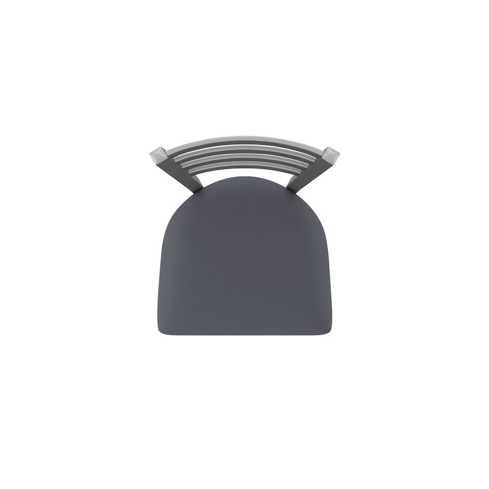 410 Jackie Stainless Steel 25" Swivel Counter Stool with Canter Storm Seat