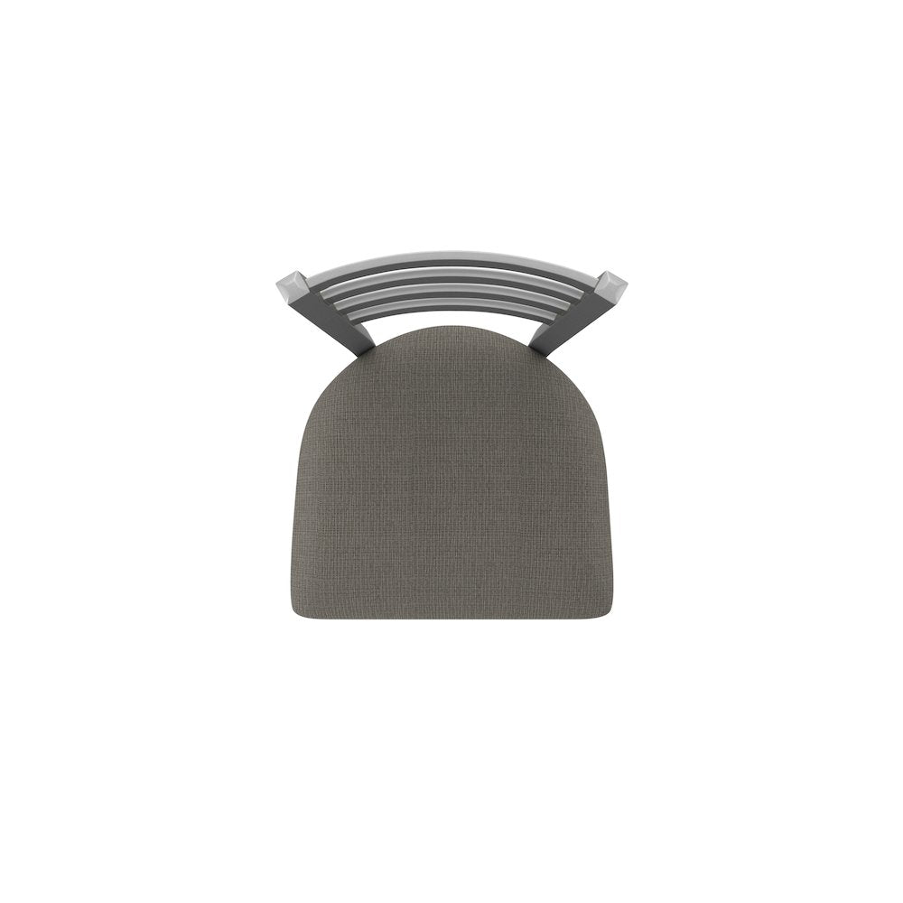 410 Jackie Stainless Steel 25" Swivel Counter Stool with Graph Chalice Seat