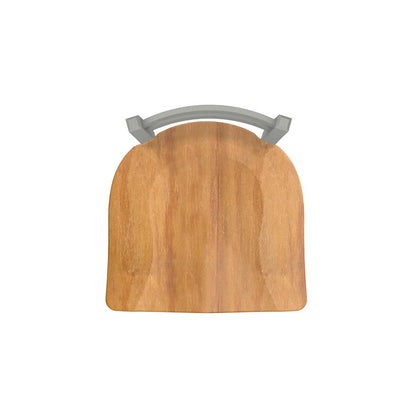 411 Jackie 18" Low Back Swivel Vanity Stool with Anodized Nickel Finish and Medium Maple Seat