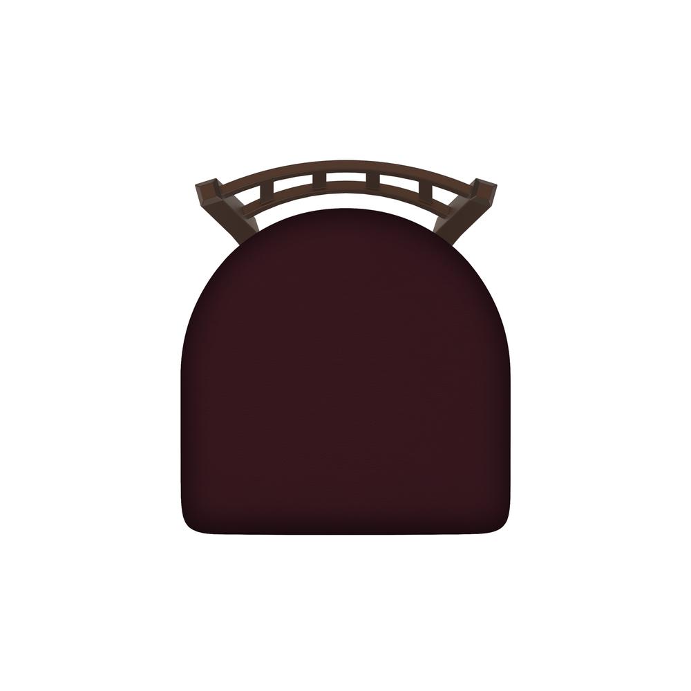 610 Contessa 18" Chair with Bronze Finish and Canter Bordeaux Seat