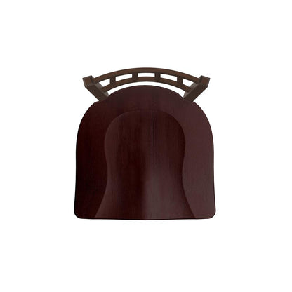 610 Contessa 18" Chair with Bronze Finish and Dark Cherry Oak Seat