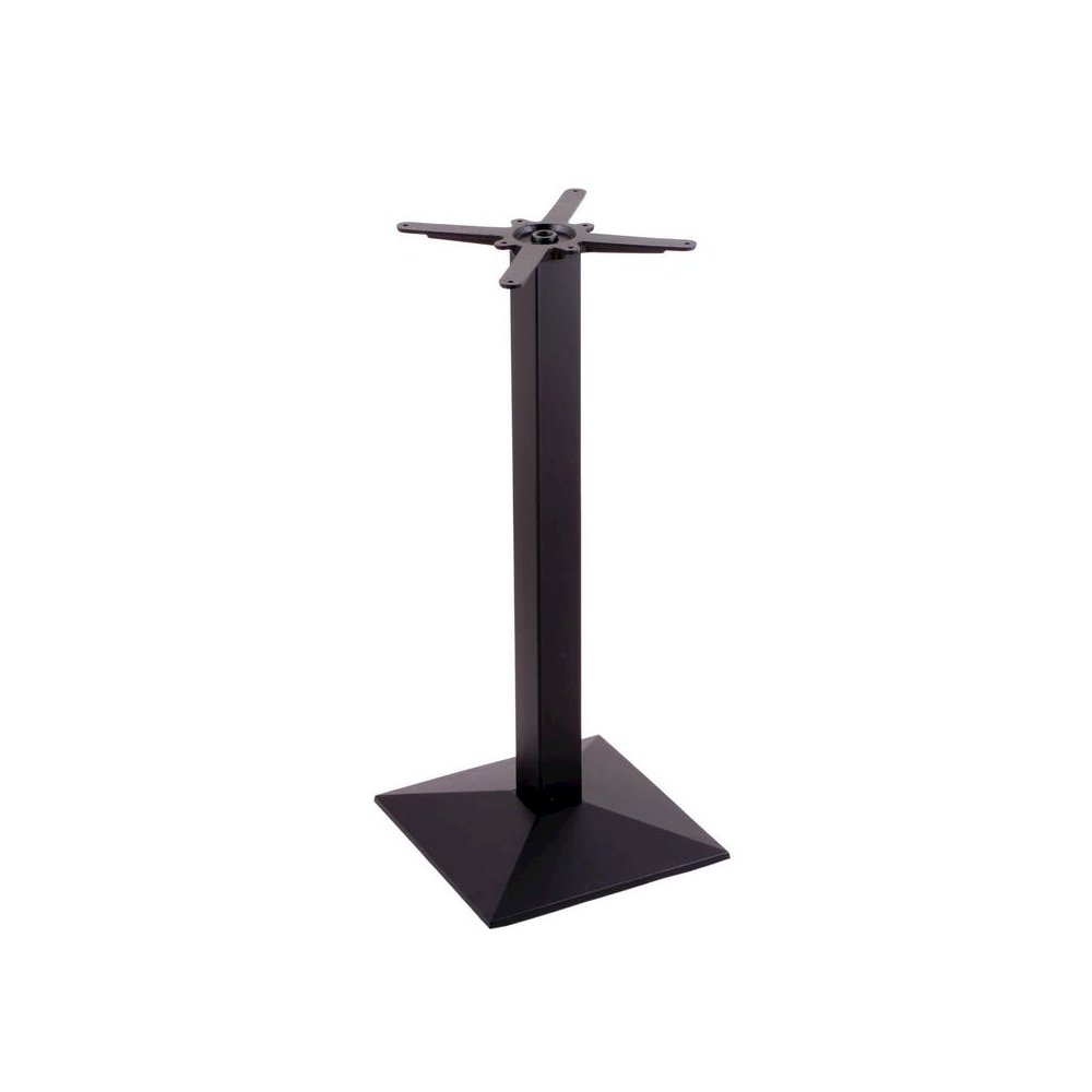 217 Black Cast Iron Counter Height Base with Square Foot