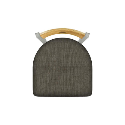 630 Voltaire 18" Chair with Anodized Nickel Finish, Medium Back, and Graph Chalice Seat