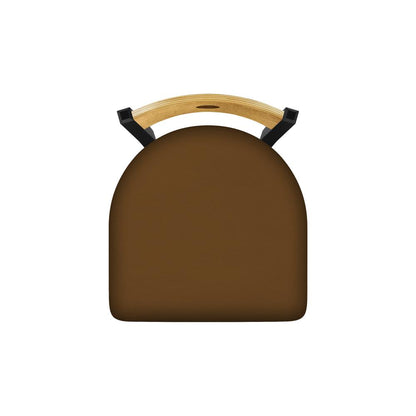 630 Voltaire 18" Chair with Black Wrinkle Finish, Medium Back, and Canter Thatch Seat