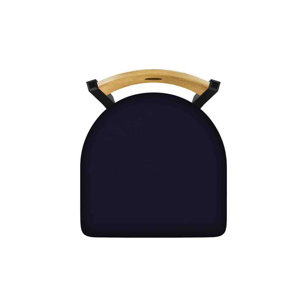 630 Voltaire 18" Chair with Black Wrinkle Finish, Medium Back, and Canter Twilight Seat