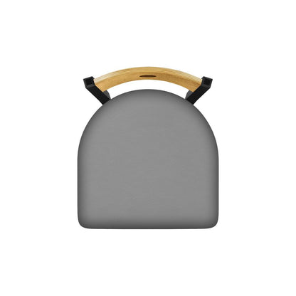 630 Voltaire 18" Chair with Black Wrinkle Finish, Medium Back, and Canter Folkstone Grey Seat