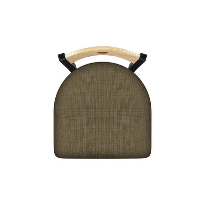 630 Voltaire 18" Chair with Black Wrinkle Finish, Natural Back, and Graph Cork Seat