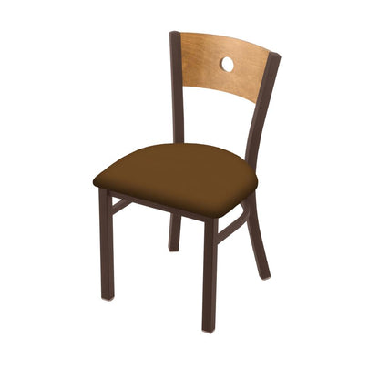 630 Voltaire 18" Chair with Bronze Finish, Medium Back, and Canter Thatch Seat