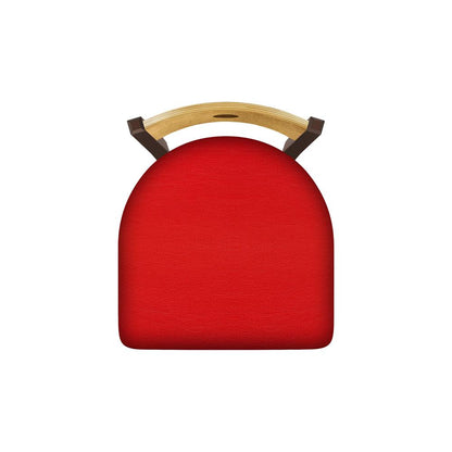 630 Voltaire 18" Chair with Bronze Finish, Medium Back, and Canter Red Seat