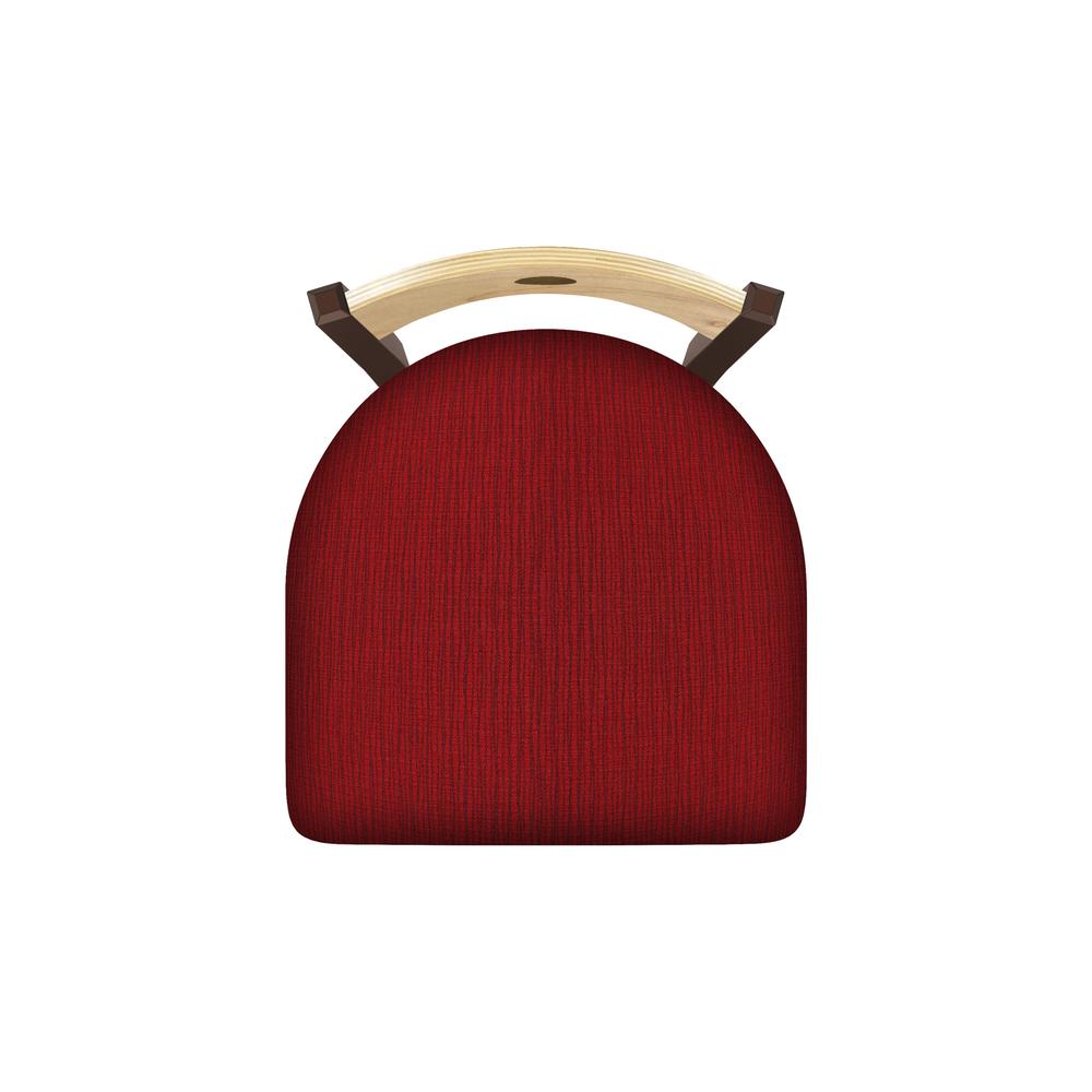 630 Voltaire 18" Chair with Bronze Finish, Natural Back, and Graph Ruby Seat