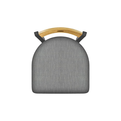 630 Voltaire 18" Chair with Pewter Finish, Medium Back, and Graph Alpine Seat