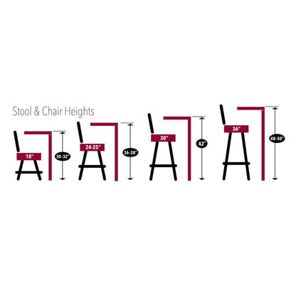 XL 830 Voltaire 25" Swivel Counter Stool with Bronze Finish, Natural Back, and Medium Maple Seat