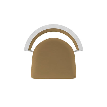 Swivel Counter Stool with Anodized Nickel Finish and Canter Saddle Seat and Back