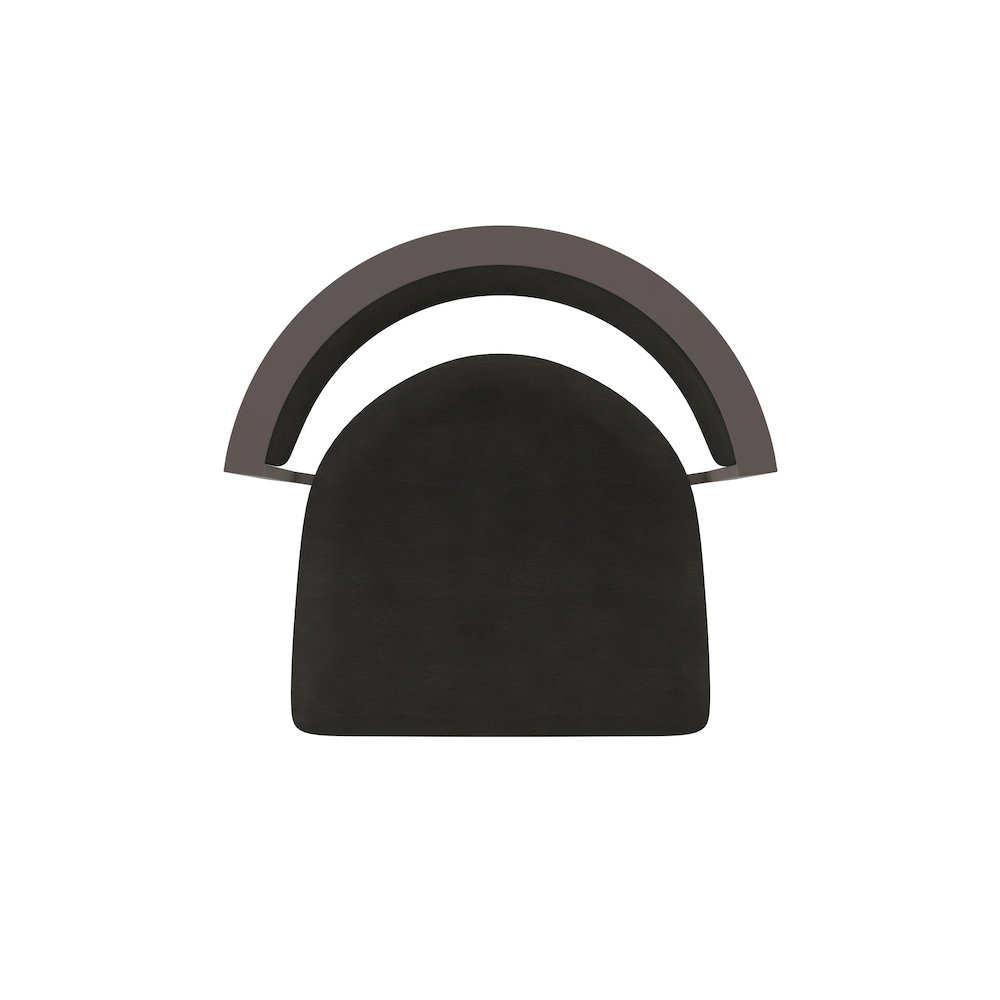 Swivel Counter Stool with Bronze Finish and Canter Espresso Seat and Back