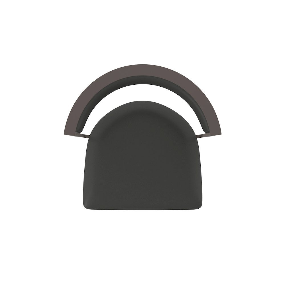 Swivel Counter Stool with Bronze Finish and Canter Iron Seat and Back