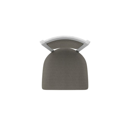 Swivel Counter Stool with Anodized Nickel Finish and Graph Chalice Seat and Back