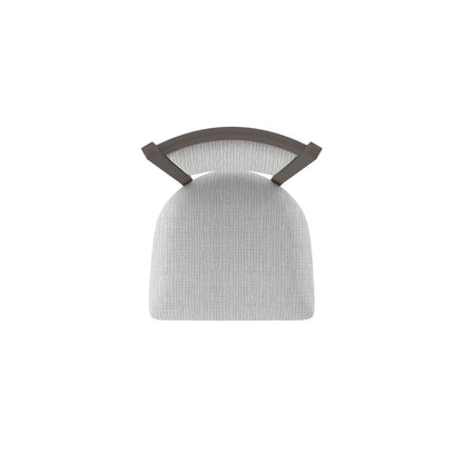 Swivel Counter Stool with Bronze Finish and Graph Alpine Seat and Back