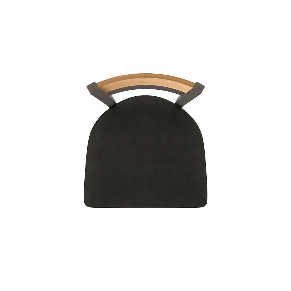 25" Swivel Counter Stool, Bronze Finish, Medium Back, Canter Espresso Seat