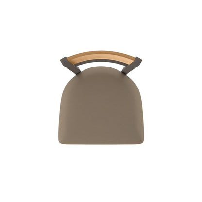 25" Swivel Counter Stool, Bronze Finish, Medium Back, Canter Earth Seat