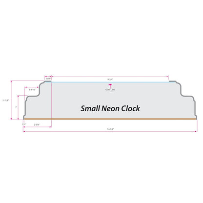 Michigan State University 15" Double Neon Wall Clock