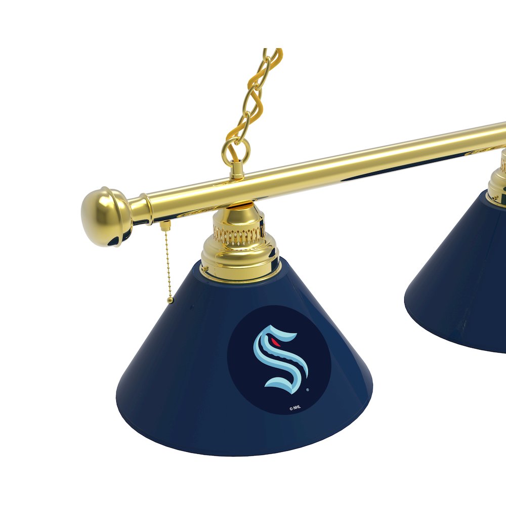 Seattle Kraken 3 Shade Billiard Light BL3BRSeaKrk