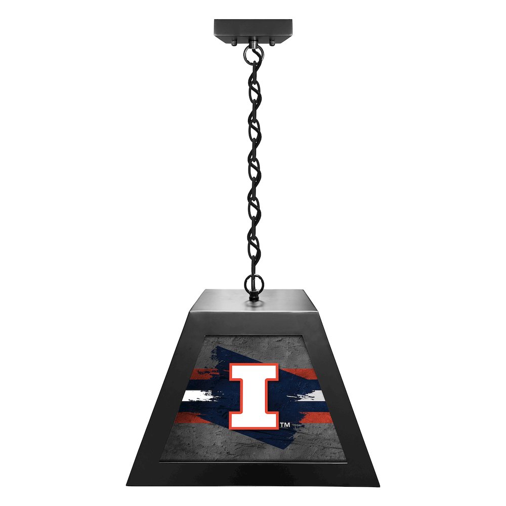 University of Illinois Pendant Box Light