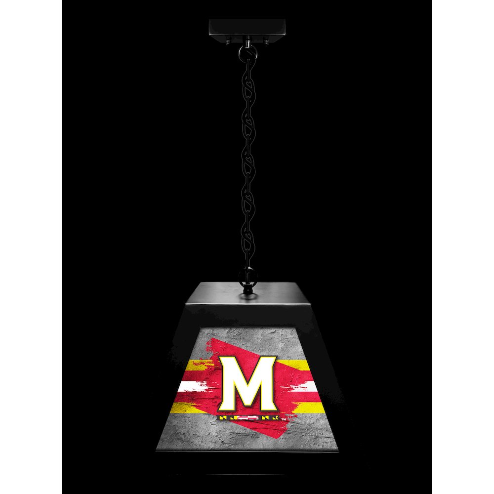 University of Maryland Pendant Box Light