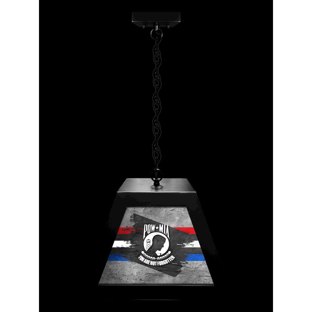 POW/MIA Pendant Box Light