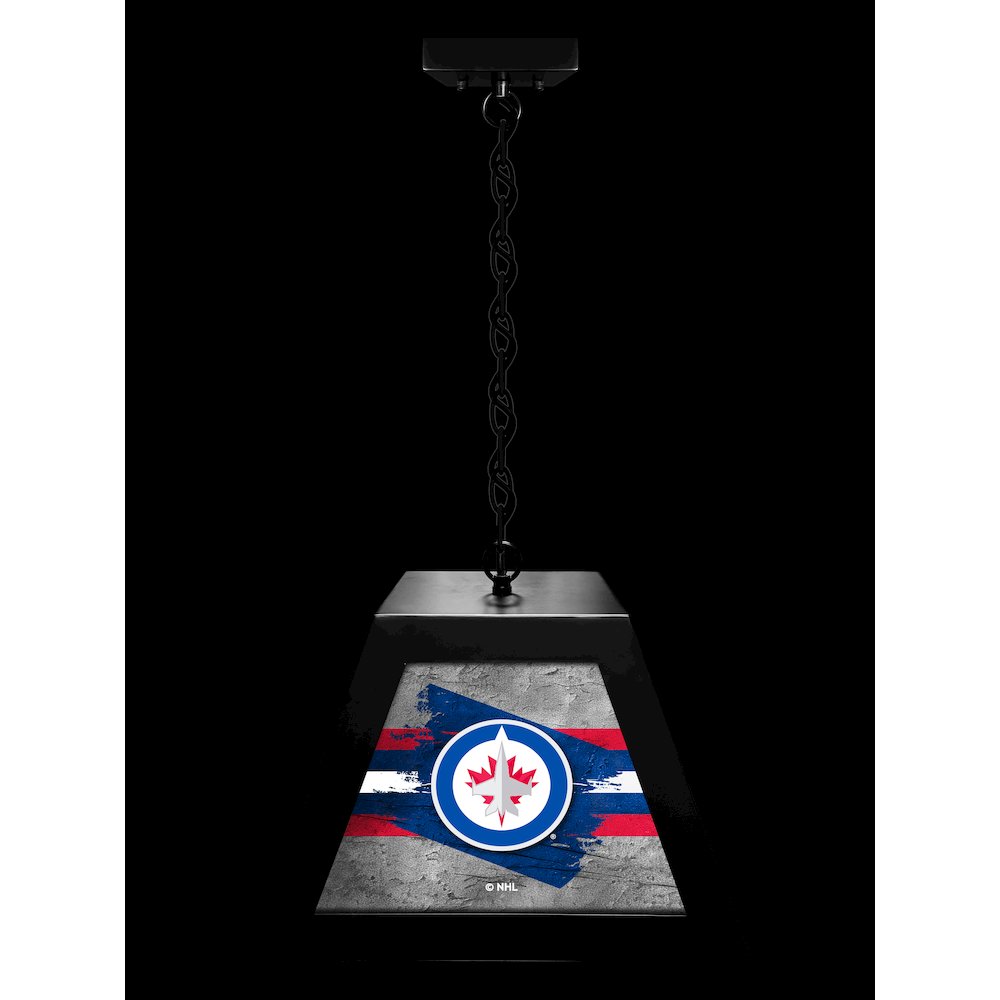 Winnipeg Jets Pendant Box Light