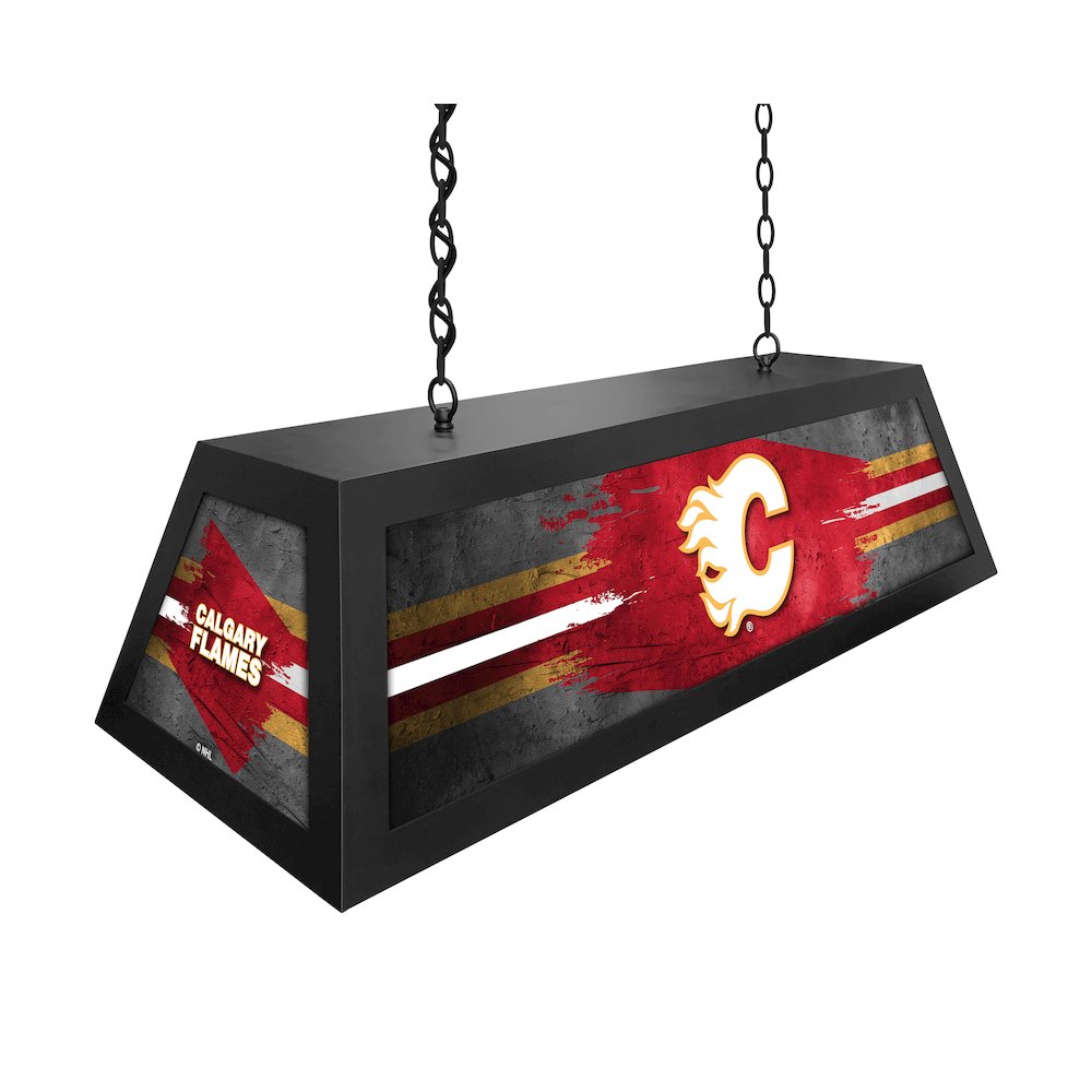 Calgary Flames Long Box Billiard Light