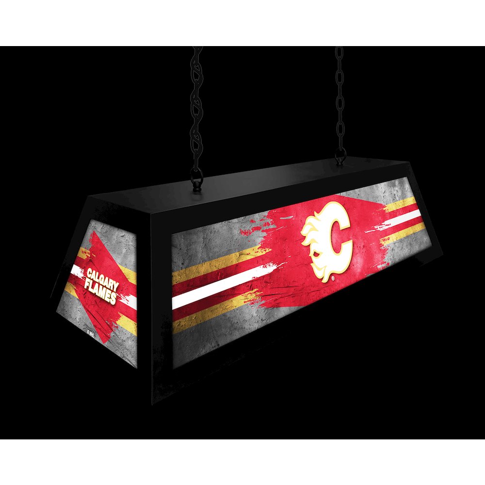 Calgary Flames Long Box Billiard Light