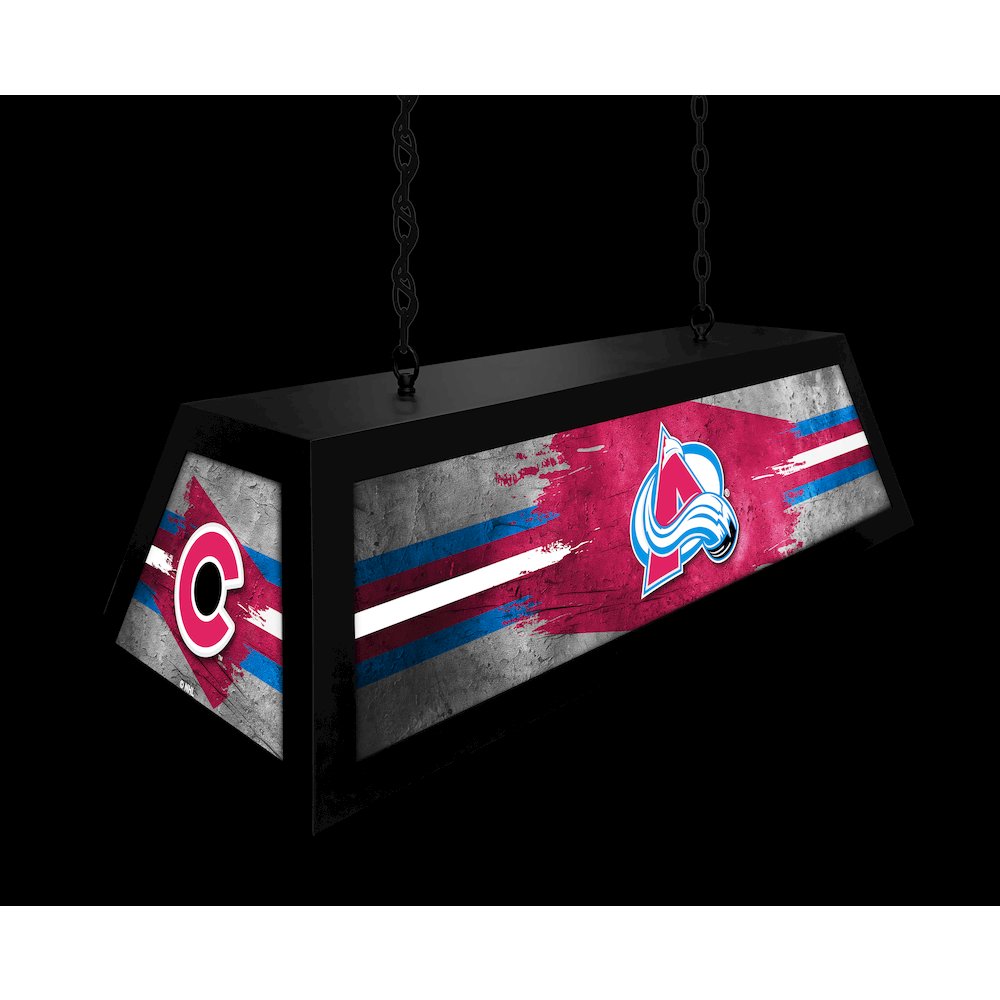 Colorado Avalanche Long Box Billiard Light