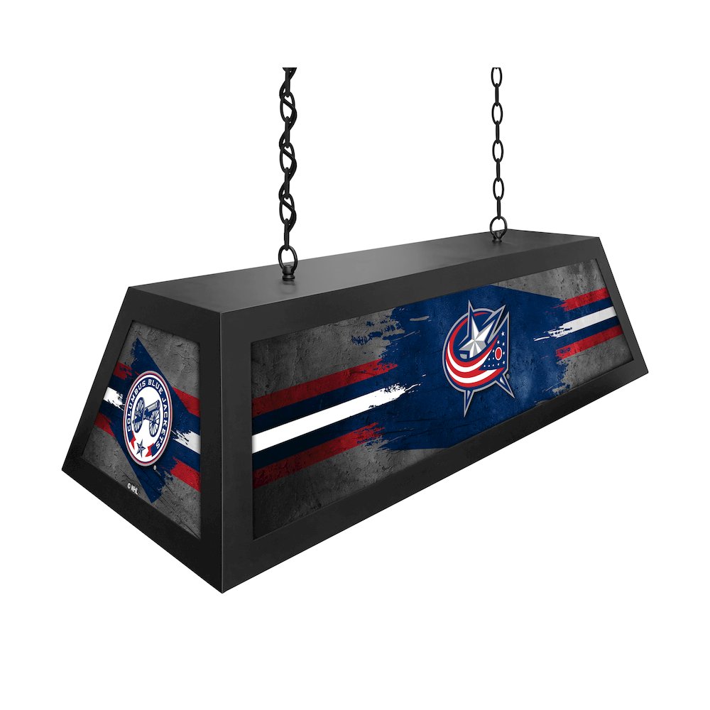 Columbus Blue Jackets Long Box Billiard Light