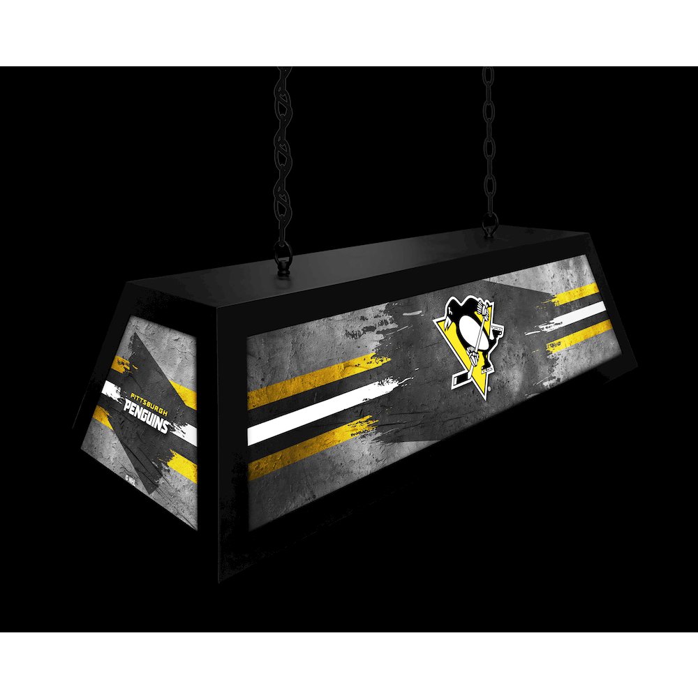 Pittsburgh Penguins Long Box Billiard Light