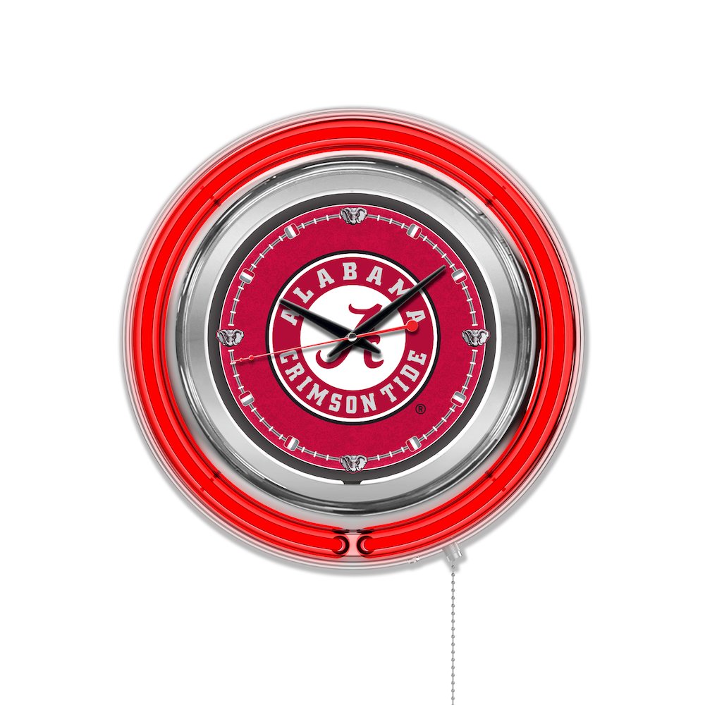 Alabama Neon Clock
