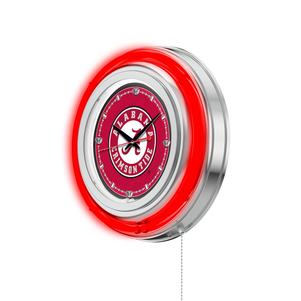 Alabama Neon Clock