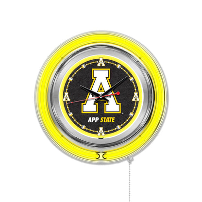 Appalachian State Neon Clock