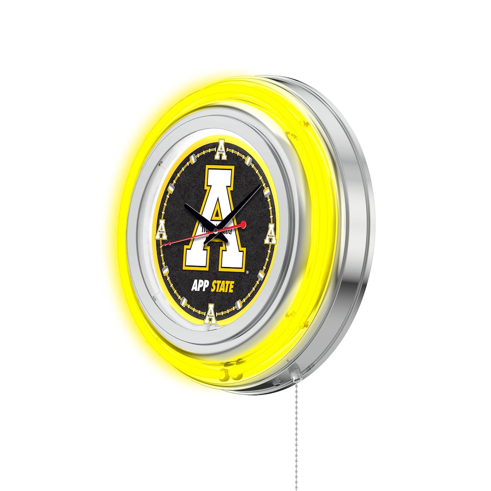 Appalachian State Neon Clock