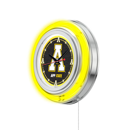 Appalachian State Neon Clock