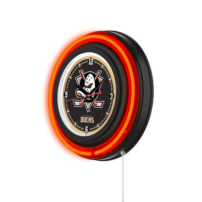 Anaheim Ducks 15" Double Neon Wall Clock