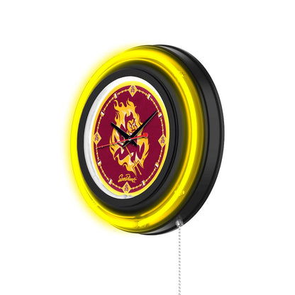 Arizona State University (Sparky) 15" Double Neon Wall Clock