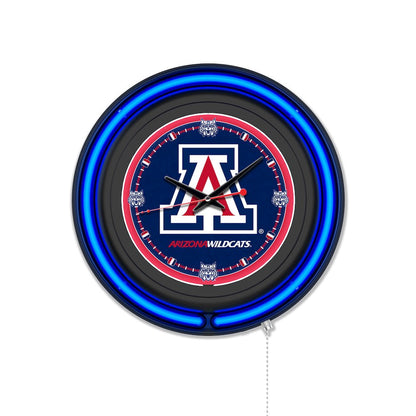 University of Arizona 15" Double Neon Wall Clock