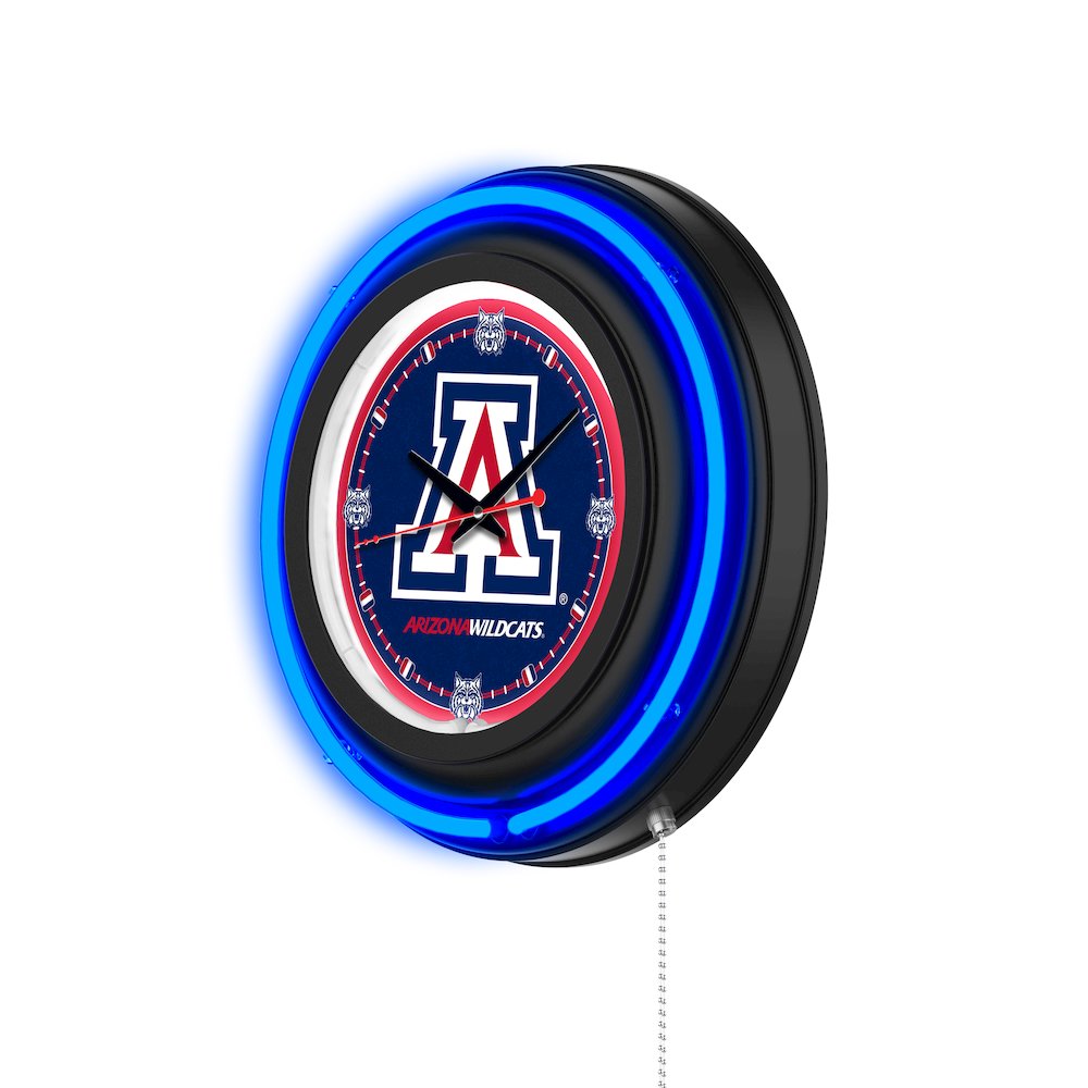 University of Arizona 15" Double Neon Wall Clock